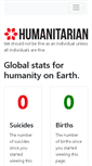 Mobile Screenshot of humanitarian.com